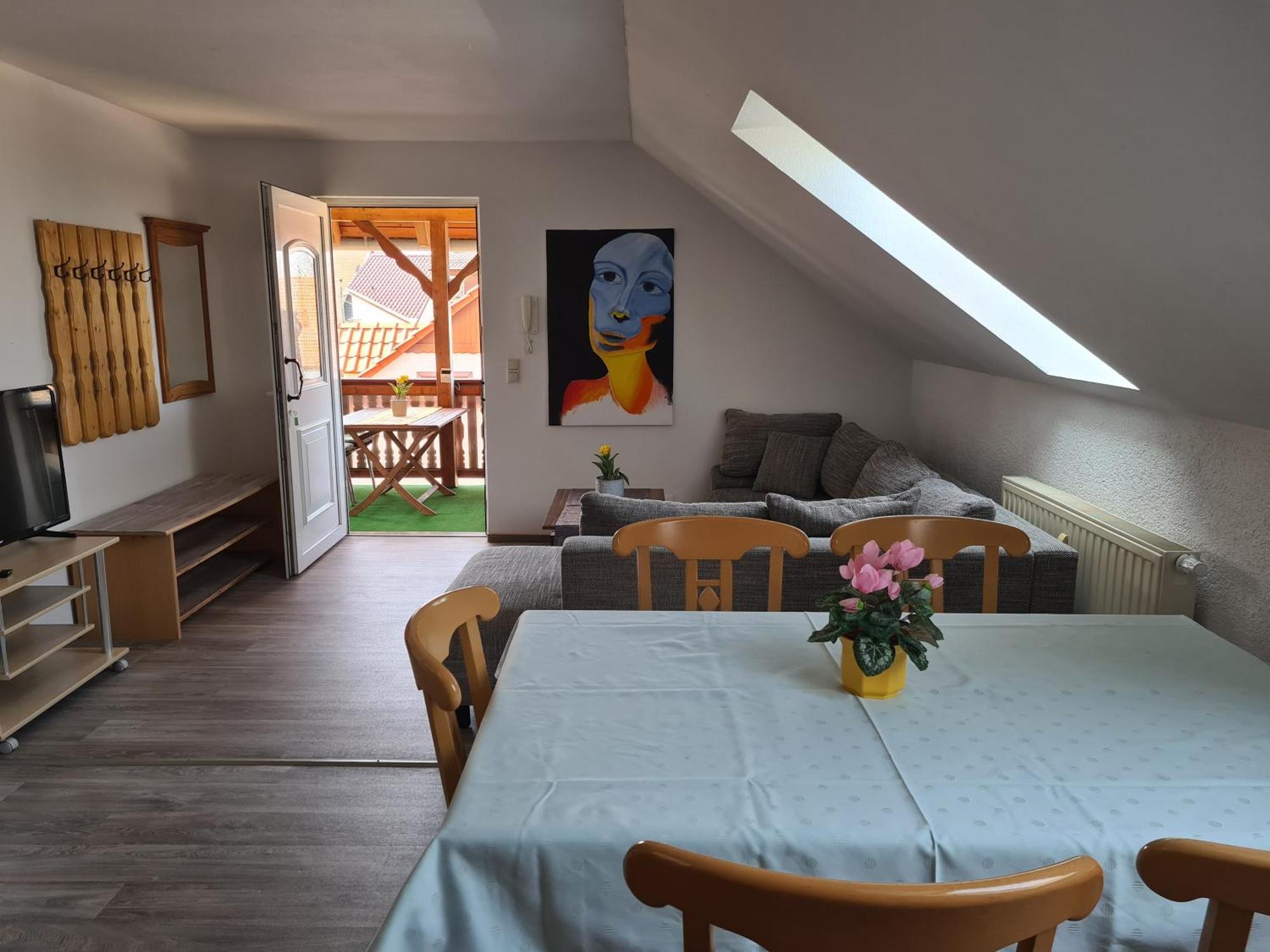 Ferienwohnung Weisskopf Alkersleben ภายนอก รูปภาพ