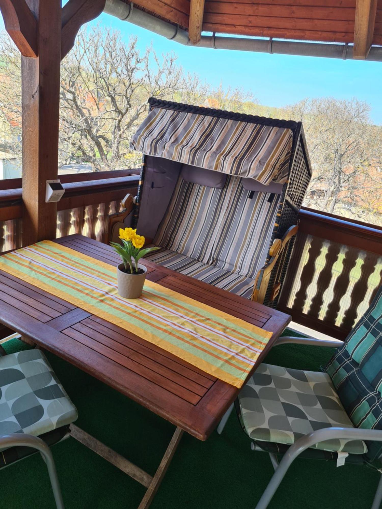 Ferienwohnung Weisskopf Alkersleben ภายนอก รูปภาพ